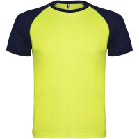 Fluor Yellow, Navy Blue