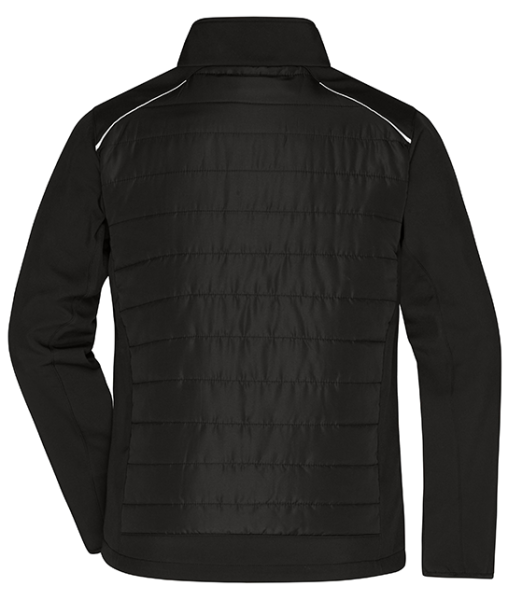 Herren Hybrid-Jacket schwarz